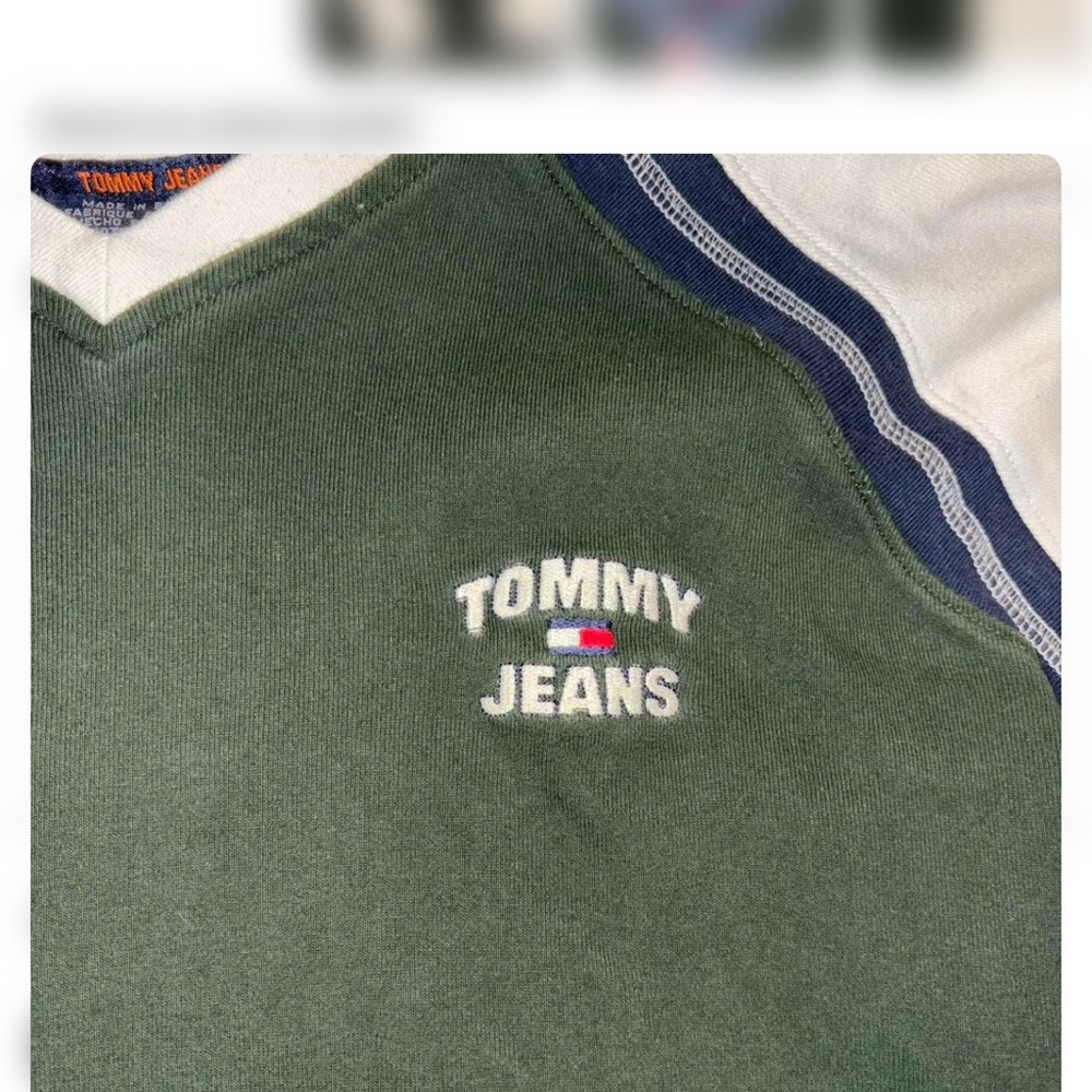 Tommy Hilfiger Green long sleeve shirt